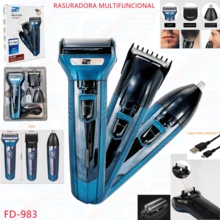 FD Kit De Cortapelos Profesional Hombres Recortador Pelo y Barba - Azul - Ver 11