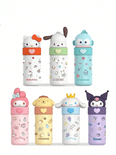 Sanrio Sanrio 1pc Sanrio Coffee Mug With Drink Cover - Portable Cute Insulated Drink Cup For Outdoor, Picnic, Camping, Gifts For Men, Women, Valentine's Day, Sisters, Thanksgiving