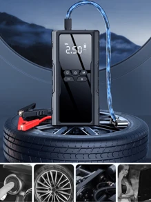 Portable 39800 MAh Fast Charge 12V Jump Starter Smart Car Battery & Power Bank, Car Starter Accessories With Emergency Multimode Flash Light For (5.0L Gas /3-Liter Fuel Vehicle) And Trucks 5.0L Gasoline, Compact Easy-To-Use Battery Booster For Men Women.