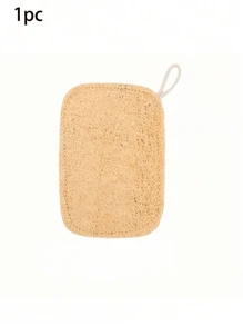 1/2/3/4/5Pcs Natural Loofah Exfoliating Body Scrub - Gentle Shower & Bath Sponge For Men And Women, Daily Use Or Kitchen Cleaning