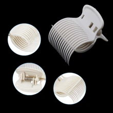 12 Stücke/Set Haarlockenwickler, professionelle Lockenklemmen, haltbares Kunststoff Haarstyling-Zubehör für den Salon-Gebrauch