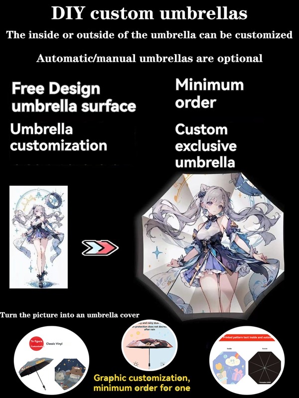 Guarda-chuva automático/manual à prova de vento com proteção UV de alta qualidade, guarda-sol unissex para negócios/praia e guarda-chuva, presente exclusivo para aniversário/aniversário (logotipo personalizável, inclui embalagem para presente), refrescante para o verão, praia, viagem