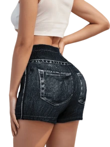 2pcs/Set Women Sports Tight Shorts Combo Pack, Yoga Shorts, Athletic Shorts, Cycling Shorts, Gym Workout Pants
