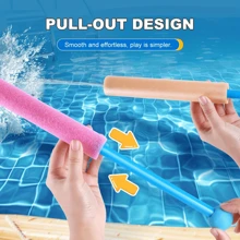 3pcs/6pcs Water Blaster, Long-Range Leakproof Plastic Water Guns With Colorful Pull-Out Design, Great For Summer Pool, Beach Parties, Family And Friends Outdoor Fun Games