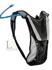 Mochila Hidratação Térmica Com Refil 2 Litros Para Bike Bicicleta Ciclismo Trekking Trilha Cavalgada - Vermelho - Visão 3