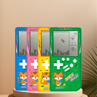 Retro Big Screen Brick Game Console 9999 In 1 Tank/Racing/Shooting Casual Puzzle Game Adjustable Difficulty And Speed Small And Easy To Carry Best Gifts,Game Console,Games,Video Games