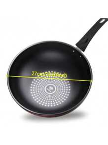 24cm/9.45inch Nonstick Frying Pan, Thick Bottom, 1pc, Suitable For Baby Food Cooking, Gas Stove And Induction Cooktop