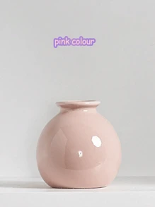 1 Peça Mini, Vaso de Boca Larga, Vaso de Cerâmica, Vaso de Flor Decorações de Mesa Coloridas, Vasos Criativos para Plantas e Flores, Flores Artificiais para Quarto, Flores Secas Decorativas, Estilo Dopamina, Decorações de Mesa, Decorações para Casa, Adereços para Fotos, Adequado para Quarto, Entrada, Decoração de Feriado, Presente do Dia dos Namorados