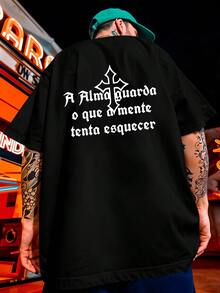 Racionais Brazilian Music T-Shirt Rap Trap Shirt Blouse Unisex Male Female 100% Cotton Top Premium Streetwear New Release Immediate Shipping Various Colors!! Plus Size - 黑色 - 查看 2