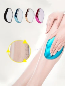 1 件水滴形水晶魔法无痛脱毛器、皮肤去角质和脱毛工具、可水洗纳米脱毛工具、脱毛器、物理脱毛器，用于光滑皮肤、理发沙龙美容旅行必需品的美发产品和配件 - 彩色 - 查看 11