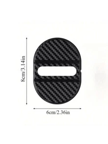 4 件装汽车门锁保护套，门锁减震降噪绝缘垫片，防锈塑料套，通用车门配件 - 均碼 - 查看 8
