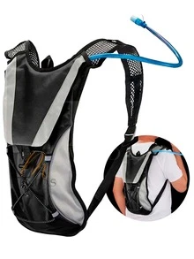 Thermal Hydration Backpack With 2 Liters Refill For Bike Bicycle Cycling Trekking Trail Horseback Riding - 橘色 - 查看 8