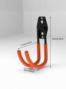 Zestaw 1 szt. wytrzymałych haków garażowych - trwałe rozwiązanie do przechowywania narzędzi elektrycznych, drabin, rowerów i innych - maksymalizuje przestrzeń na ścianie, wszechstronny zestaw organizatora