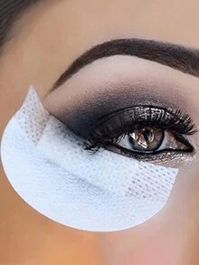 50pcs/Pack Disposable Lint-Free Cotton Eye Makeup Pads, Eyelash Extension Makeup Tools - Multicolor - View 12