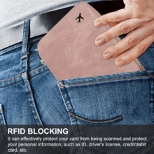 New Rfid Blocking Passport Holder Card Holder, Zipper Multi-Functional Travel Passport Wallet For Travel Black Card Holders Wallet For Women Halloween Purse Coin Wallet Purse Men Christmas Gifts Bridesmaid Gifts Anniversary Gift Valentine's Day Gift Graduation - Multicolor - View 10