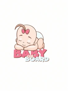 1pc Cartoon Cute Baby Sleeping In Car Baby On Board Warning Sticker, Car Decoration Decal - Multicolor - View 8