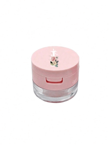 5g Mini Portable Loose Powder And Honey Powder Packaging Box, With Isolated Sieve Holes And Powder Puff Box, Equipped With Makeup Mirror, Travel Container, Portable And Space Saving, Daily Carrying, Outdoor Travel, Home Use - Pink - View 15