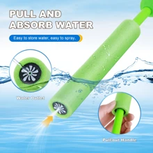 3pcs/6pcs Water Blaster, Long-Range Leakproof Plastic Water Guns With Colorful Pull-Out Design, Great For Summer Pool, Beach Parties, Family And Friends Outdoor Fun Games