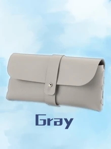 1 Stück personalisierte Lederbrillenbox, PU-Leder Brillenetui, tragbare Sonnenbrillen Tasche mit individuellem Namen oder Logo