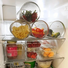 3 件装不锈钢便携式烧烤架、户外烧烤篮、露营烧烤架、户外圆形篝火烧烤架、露营和野餐炊具 - 彩色 - 查看 4