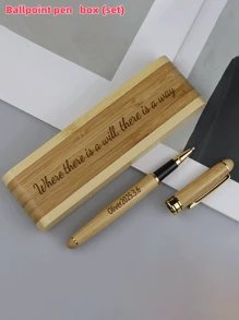 Caja de regalo de pluma personalizada, pluma de bambú y metal, regalo creativo con logotipo, pluma neutra de oficina, regreso a la escuela, multifuncional, ornamental, reutilizable, moderna, colorida, linda, vintage, de dibujos animados, Kawaii, personalizada, única, para trabajadores, clientes, estudiantes, para negocios/trabajo/oficina, para la escuela, suministros escolares, regreso a la escuela, para oficina, para la escuela, para el aula, para regalos de maestros, para la universidad, para colegas, para dormitorios, para maestros, para niños y niñas, para adolescentes, estudiantes de secundaria, estudiantes de secundaria, estudiantes universitarios, estudiantes universitarios, primer año, segundo año, estudiantes menores