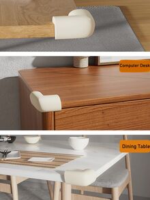 12/8/4 Stück Anti-Kollisions-Streifen, Eckenschutz, Möbel Anti-Kollisions-Wandaufkleber, Tischseitiger Weichschutz, Schutzkantenummantelung, Sicherheitsschutz Eckenschutz - Verschiedenfarbig - Übersicht 5