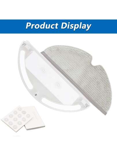 Replacement Spare Parts Compatible Roborock S5,S5MAX,S6,S6MAX,S50,E4,S6 PURE,E5,S51,S52,S55,E2, E3,E5,E20,E25,E35,S50,S65 Xiao Mi Mijia Robot Vacuum,Accessories/Parts Water Tank,Mop Cloth,Water Tank Filter. view 8