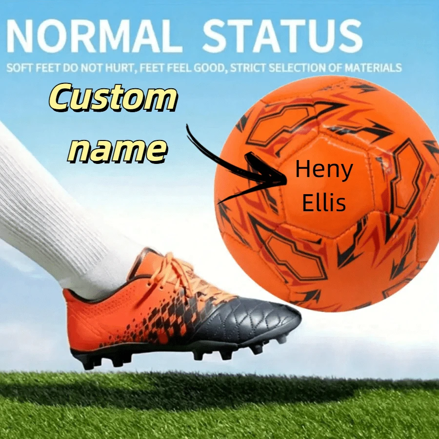 Custom Name1pc Soccer Ball Size 2 Outdoor And Indoor School Sports Activity Anti-Explosion Classic Design Suitable For Training Practice - Multicolor - View 1