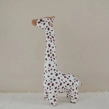 1 pièce Mignonne peluche girafe animal en peluche, poupée en peluche douce pour cadeau d'anniversaire pour garçons et filles, décoration en peluche d'animal, cadeau pour la chambre de garçon, cadeau, marron beige, animal, chambre de garçon, chambre de fille, rose, animal en peluche, cadeau