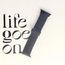 Braided Stretchy Apple Watch Bands Compatible With Apple Watch Dial 38mm 40mm 41mm 42mm 44mm 45mm 46mm 49mm Women Men, Adjustable Nylon Solo Loop Elastic Straps Compatible With Apple Watch Series 10 9 8 7 6 5 4 3 SE Ultra