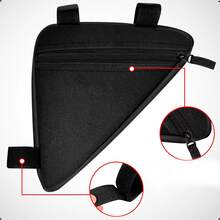 Bolsa Para Bicicleta Quadro Bag Case Triangular Ciclismo Bike - Preto - Visão 4