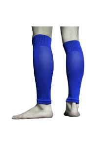 1 paio di parastinchi traspiranti, protezione per le ginocchia, manicotti per le gambe per sport, maniche protettive da esterno per il calcio