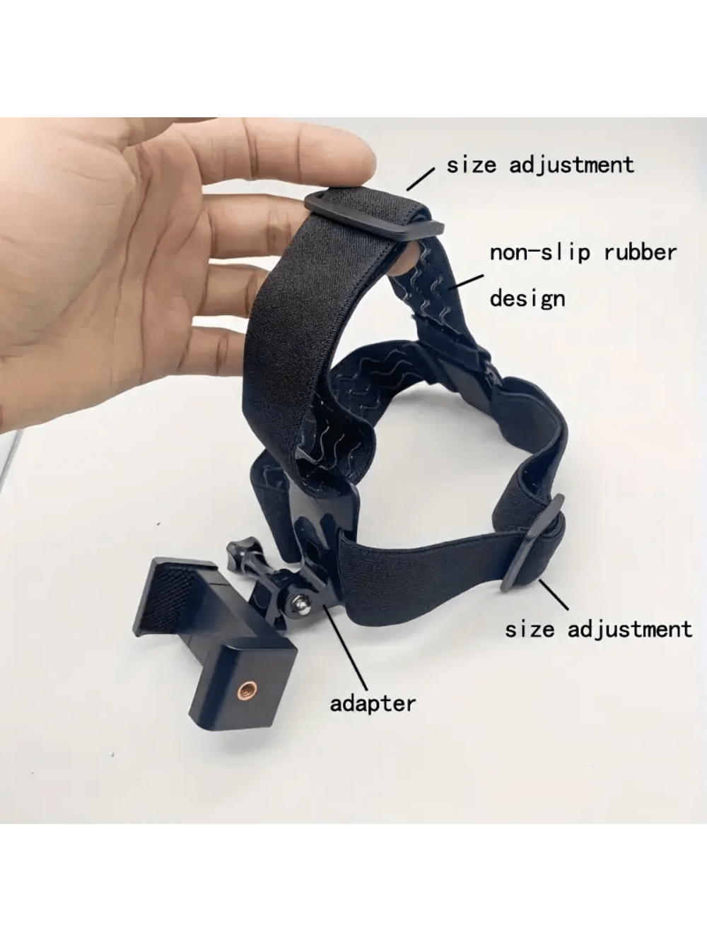 Adjustable Head-Mounted Mobile Phone Camera Fixing Bracket First-Person Perspective Shooting Camera Live Broadcast