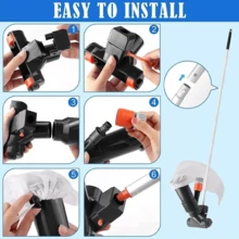 Swimming Pool Super Jet Vacuum W/ 5 Pole Sections Maintenance Clean Suction Spa - Black - View 9