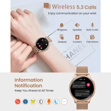 Little Meatballs G35, Smartwatch, Fitness Tracker, Designed For Women, IP67 Smartwatch With Pulse Meter, 100+ Exercise Modes, Oxygen Saturation, Menstrual Record, Sleep And Calorie Monitoring, 1.39-Inch Touchscreen Fully Intelligent Watch For Android IOS