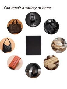 2 件 20 厘米 * 30 厘米自粘皮革修补贴，汽车座椅沙发内饰修补贴，厚背皮革修补 - 彩色 - 查看 3