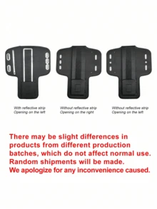 1pc Arm Phone Holder Bag For Running, Fitness, Suitable For IPhone 15/14/13/12/11 Pro Max/XS/XR/X/8/7/6 Plus/SE/Mini, Galaxy Ultra Edge/S24/S23/S22/S21/S20/Note 20/10, With Storage Pouch & Armband, Ideal For Outdoor Sports, Hiking, Cycling, Running, Black