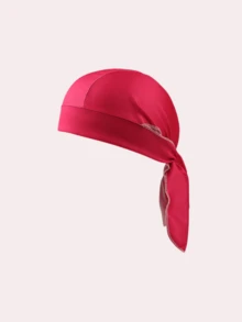 1pc Kids Pirate Cap, Solid Color Elastic Adjustable Pirate Hat For Daily Use