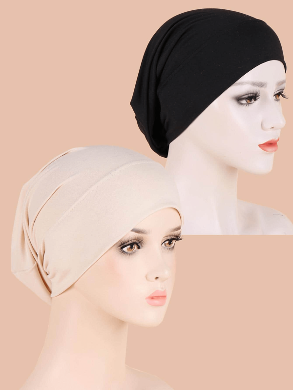 Brushed Milk Silk Multifunctional Square Hat, Simple & Practical