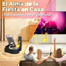 4 En 1 Bocina Bluetooth Soporte Para Celular Con Micrófono - Negro - Ver 3