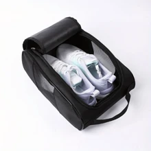 Golf Accessories - Golf Shoes Storage Bag, Portable Handheld Shoe Bag, Durable Zipper Sports Shoes Storage Bag, Suitable For Golf, Soccer, Basketball, Football, Sports, Swimming, Fitness, Camping, Travel