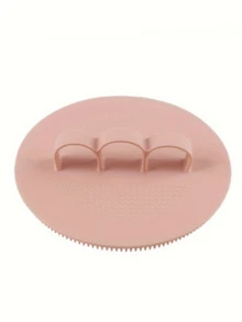 Silicone Bath Brush With Soft Bristles, 3-Finger Design For Shower Body Cleaning - Multicolor - View 15