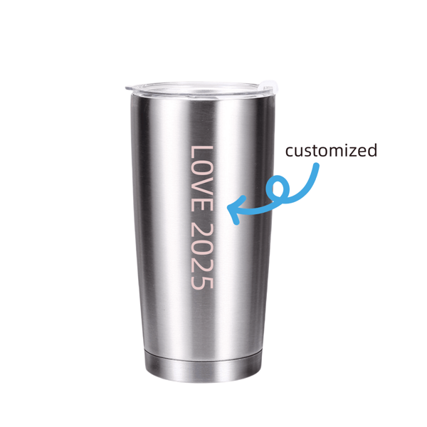 (Design personalizado) 1 peça de garrafa de água personalizada de aço inoxidável para carro, presente para família e amigos, garrafa de água térmica de aço inoxidável personalizada, xícara de café, viagem, Eid Mubarak