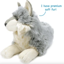 Whitaker The Wolf - 18 Inch Stuffed Animal Plush - Multicolor - View 4