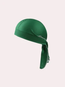 1pc Kids Pirate Cap, Solid Color Elastic Adjustable Pirate Hat For Daily Use