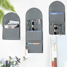 Wall Mount File Organizer, Magazine Storage Bag, File Folder And Paper Holder, Small Item Pouch, Accessory Storage Box, Multi-Purpose Storage Bag - Multicolor - View 13