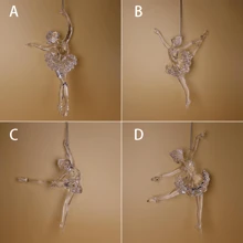 1pc Graceful Ballet Dancer Plastic Hanging Decor, Elegant Lady Dance Ornament For Car, Home, Garden, Window And Porch Decor - Perfect Gift For Birthday And Holidays Room Decor Bedroom Decor Home Decor Wall Decor