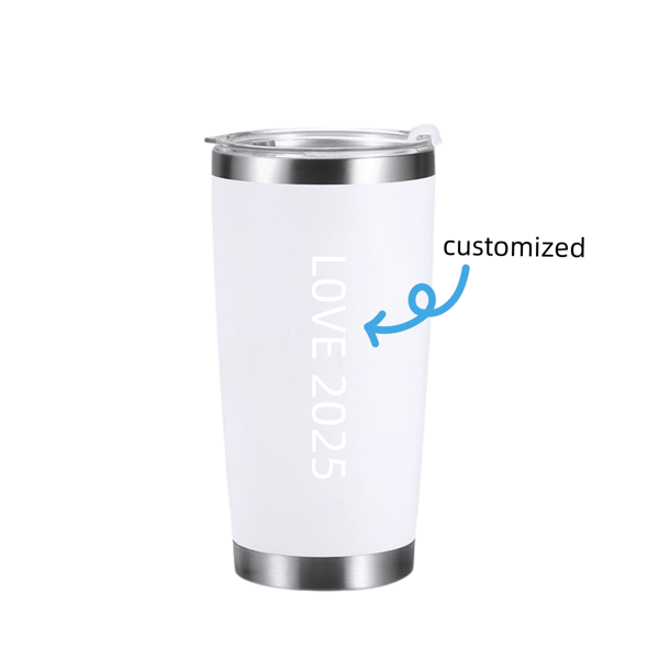 1 copo/garrafa de água de aço inoxidável personalizado para carro, presente para família e amigos, garrafa de água térmica de aço inoxidável personalizada, xícara de café, viagem, Eid Mubarak