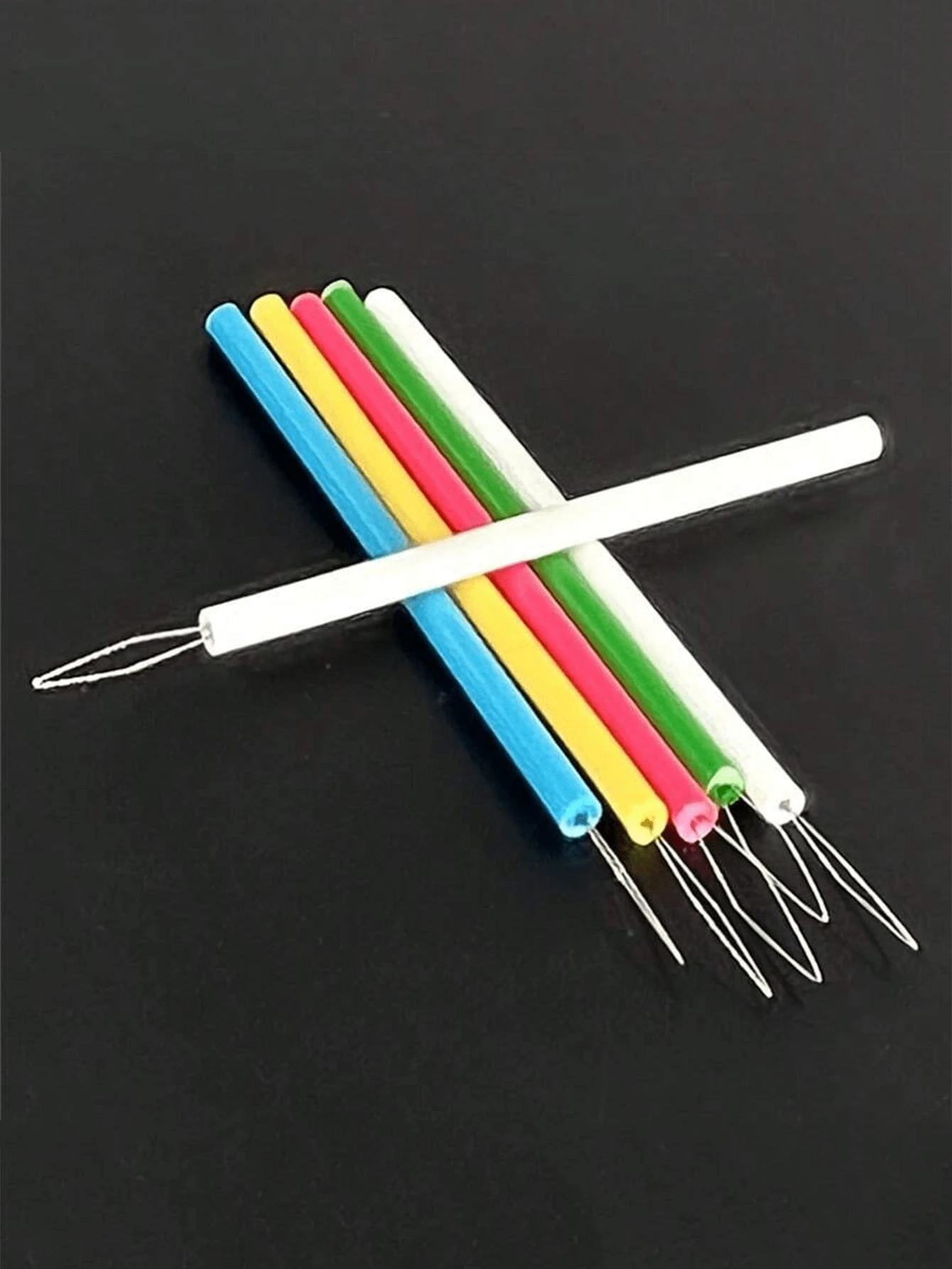 10pcs/Set Plastic Needle Threaders - Sewing Machine Thread Guides, Beading Tools, DIY Craft Accessories, Elderly Assistance Device - Multicolor - View 1