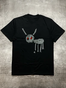 Men's Graphic T-Shirt,For All The Dogs Tracklist 23 Songs Fan Gifts Classic T-Shirt - Black - View 2
